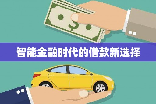 海州智能金融时代的借款新选择
