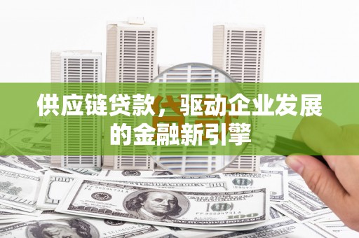 海州供应链贷款，驱动企业发展的金融新引擎