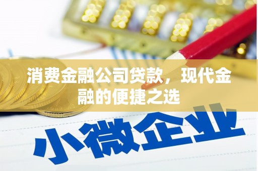 海州消费金融公司贷款，现代金融的便捷之选