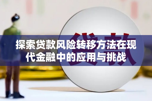 海州探索贷款风险转移方法在现代金融中的应用与挑战