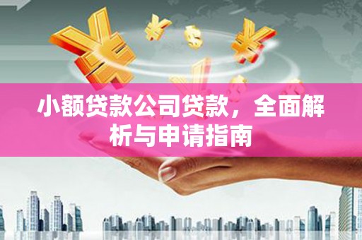 海州小额贷款公司贷款，全面解析与申请指南