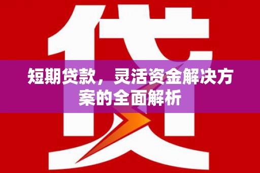 海州短期贷款，灵活资金解决方案的全面解析
