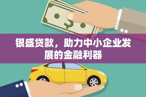 海州银盛贷款，助力中小企业发展的金融利器