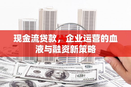 海州现金流贷款，企业运营的血液与融资新策略