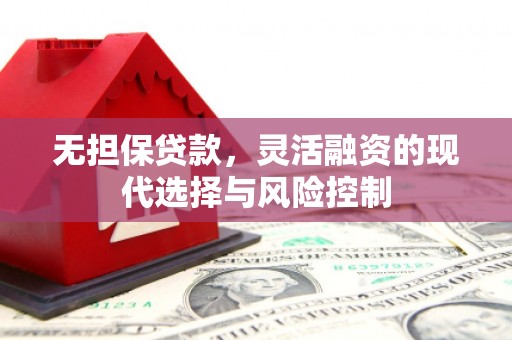 海州无担保贷款，灵活融资的现代选择与风险控制
