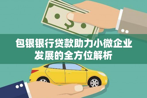 海州包银银行贷款助力小微企业发展的全方位解析
