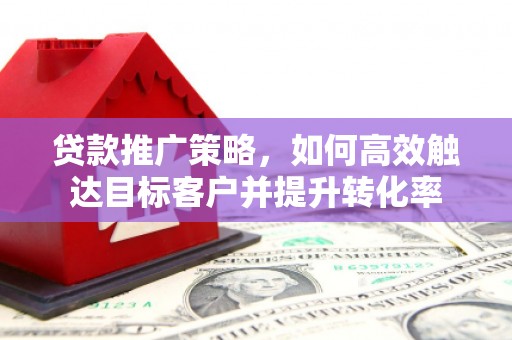 海州贷款推广策略，如何高效触达目标客户并提升转化率