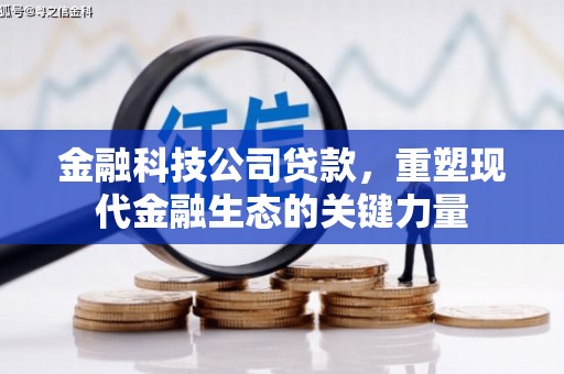 海州金融科技公司贷款，重塑现代金融生态的关键力量