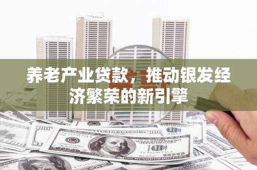 海州养老产业贷款，推动银发经济繁荣的新引擎