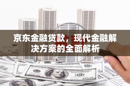 海州京东金融贷款，现代金融解决方案的全面解析