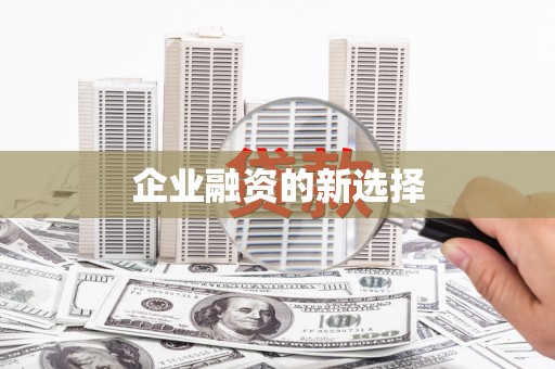 海州企业融资的新选择
