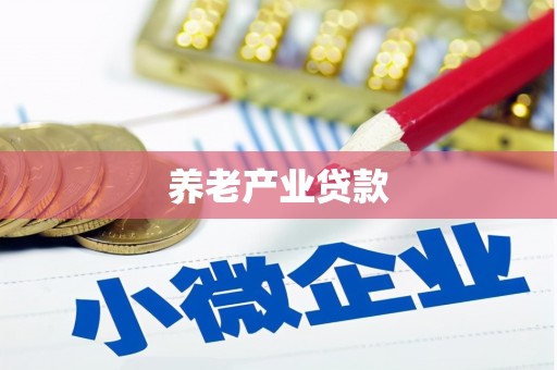 海州养老产业贷款