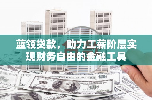 海州蓝领贷款，助力工薪阶层实现财务自由的金融工具