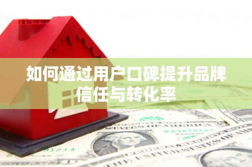 海州如何通过用户口碑提升品牌信任与转化率