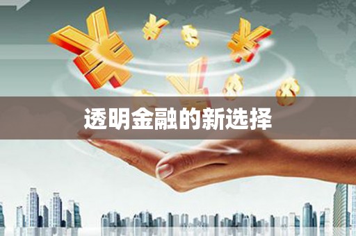 海州透明金融的新选择