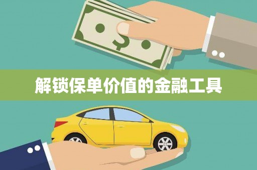 海州解锁保单价值的金融工具